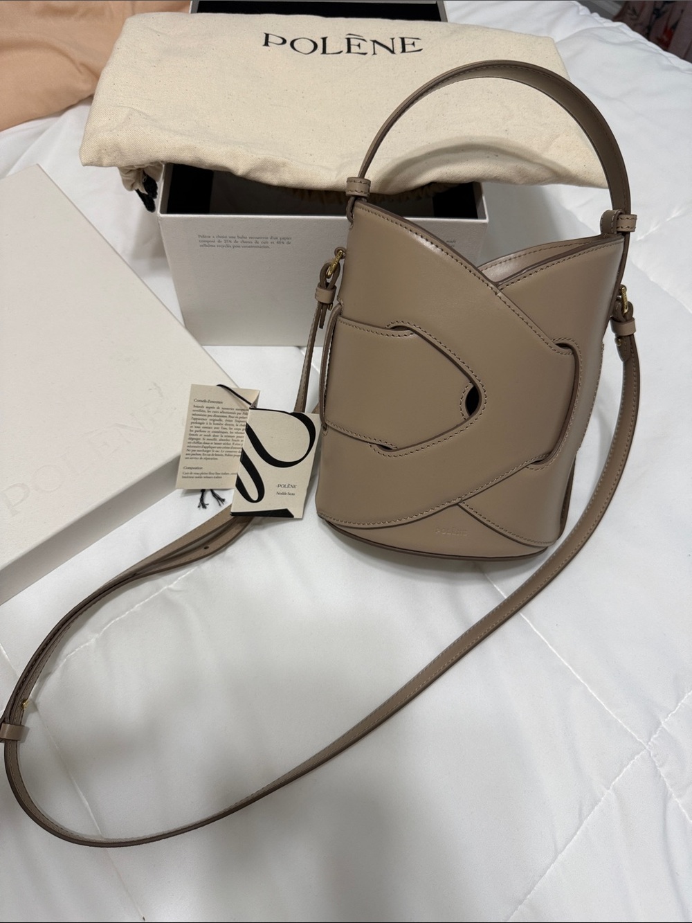 Polene Nodde Seau in Taupe
